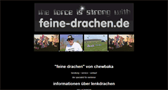 Desktop Screenshot of feine-drachen.de